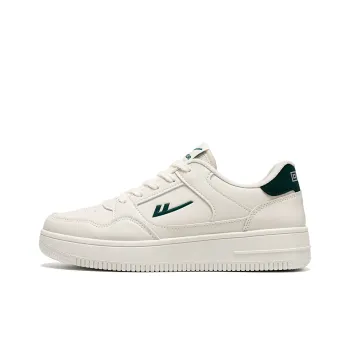 Warrior Air Force 1 Lightweight Low Top Skateboard Shoes Unisex Beige Green