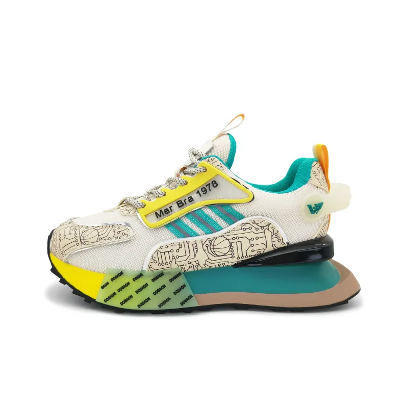 CHOVO Anti-Slip And Wear-Resistant Lightweight Height Increasing Low-Top Casual Shoes Unisex-7