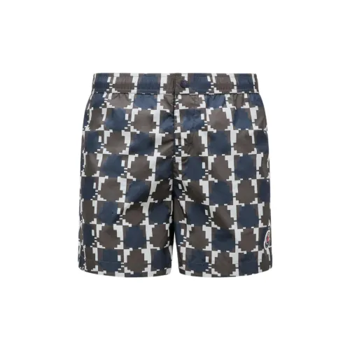 Moncler Swimming Shorts Men Light Gray