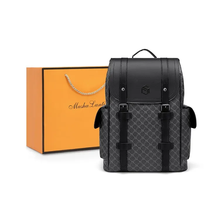 MashaLanti PVC Travel Backpack Hiking Bag Backpack Handbag Large Size Men's-0