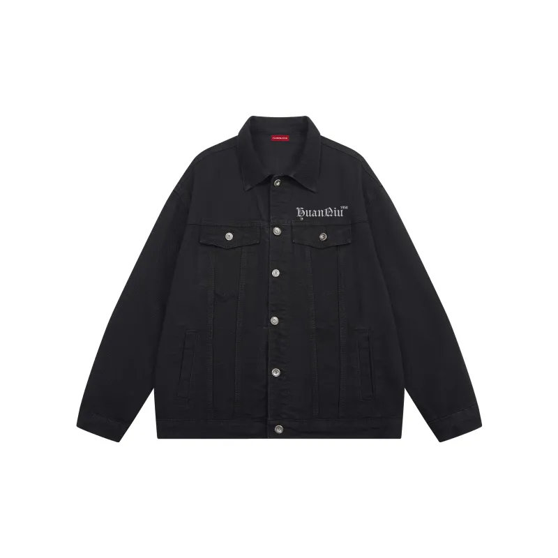 HUANQIU Denim Jackets Unisex-1