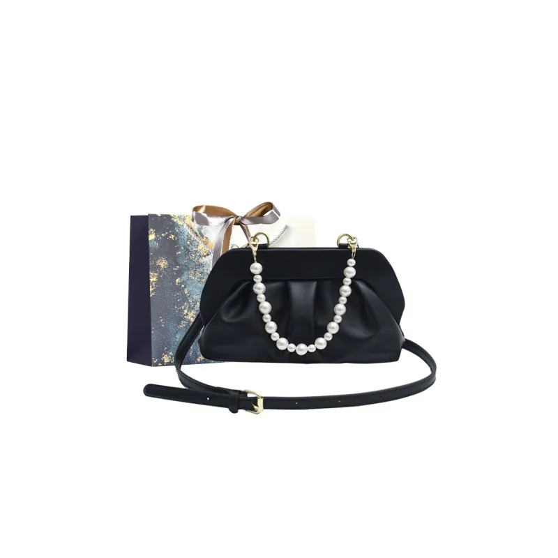 Iman's House PU One Shoulder Handbag Regular Women's White/Ecru/Silver/Pink/Black-11