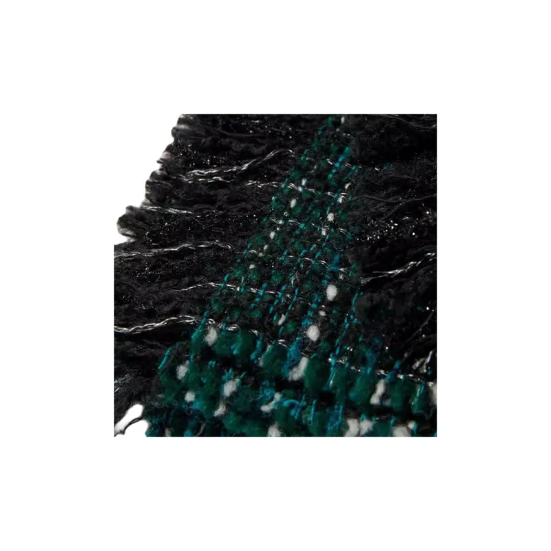 Maje Acrylic Shawls Unisex Green-1