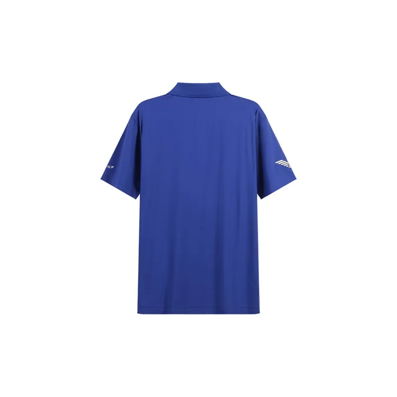 EMPORIO ARMANI EA7 SS24 Polo Shirt Men's Royal Blue-1