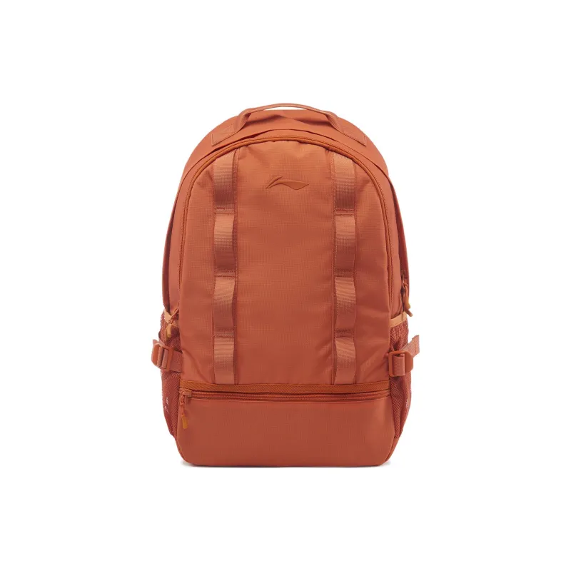 LiNing Fitness Series Polyamide Backpack Unisex Ochre Orange-0
