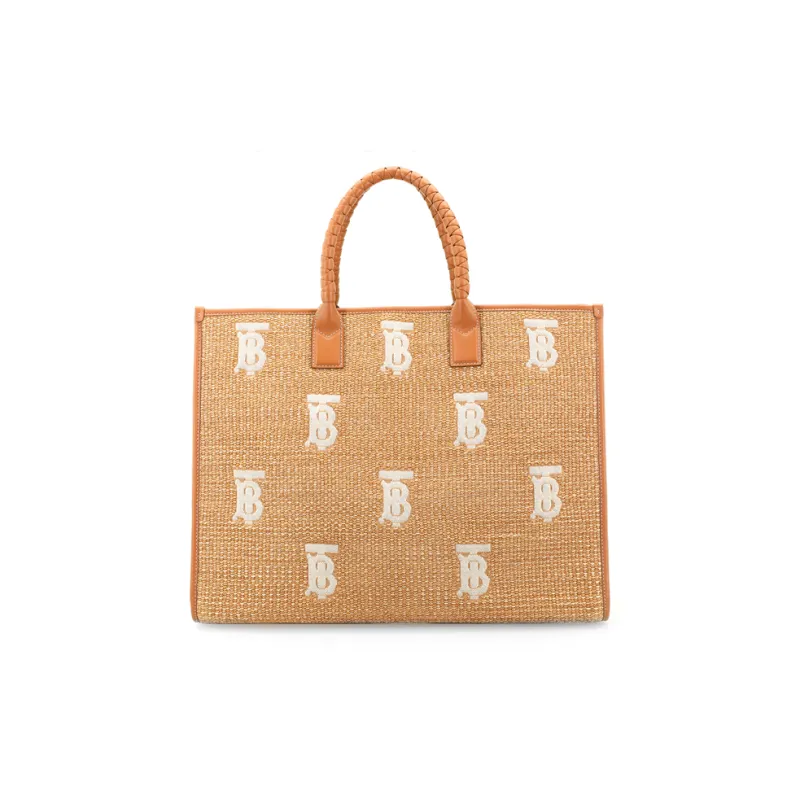 Burberry Freya Polyamide Handbag Tubas Women's Natural-2