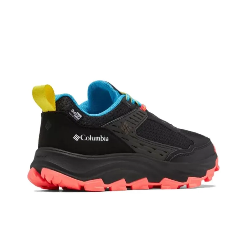 Columbia HATANA Cushioning Slip Resistant Waterproof Low Top Mountaineering Hiking Shoes Women's Black-4