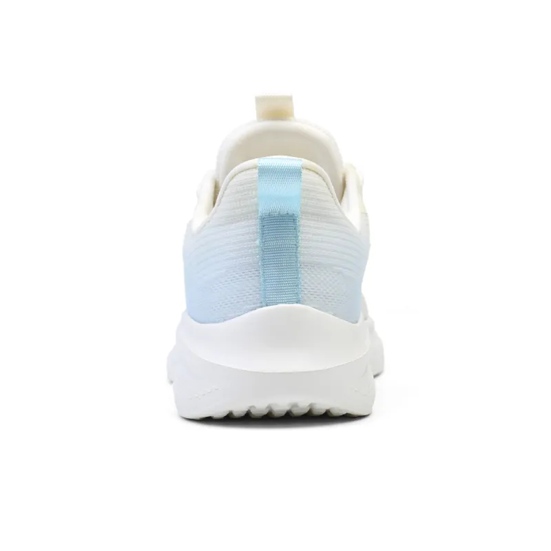 DEERWAY Cushioning Rebound Height Increasing Wear Resistant Lightweight Breathable Low Top Running Shoes Women's Blue-3