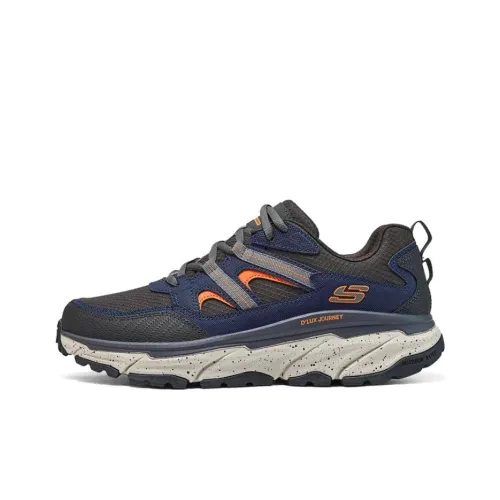 Skechers OUTDOOR Hiking / Trekking Shoes Men Low-Top Navy/Orange/NVOR