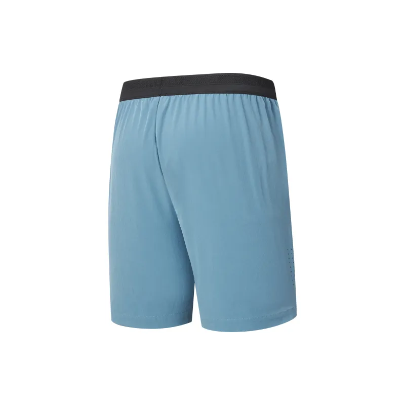 Erke Casual Shorts Men Stone Yu Blue-1