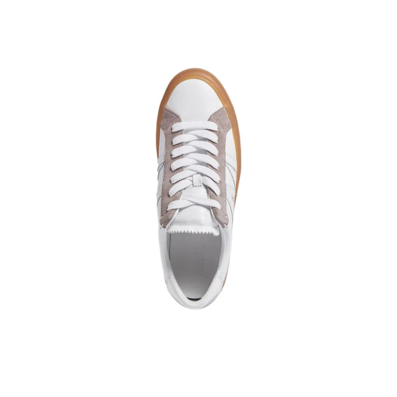 Moncler Monaco Low Top Skateboard Shoes 3cm Women's White-2