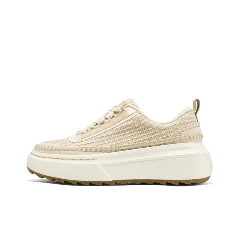 Skechers Court Classics Cushioned Wear Resistant Breathable Low Top Casual Skateboard Shoes Women's Wheat-0