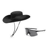 Black (Bucket Hat+Sunglasses)