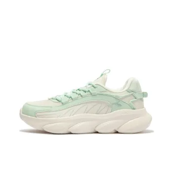 361° Spirit Fox Cushioned Slip Resistant Abrasion Resistant Low Top Casual Running Shoes Women's Green White