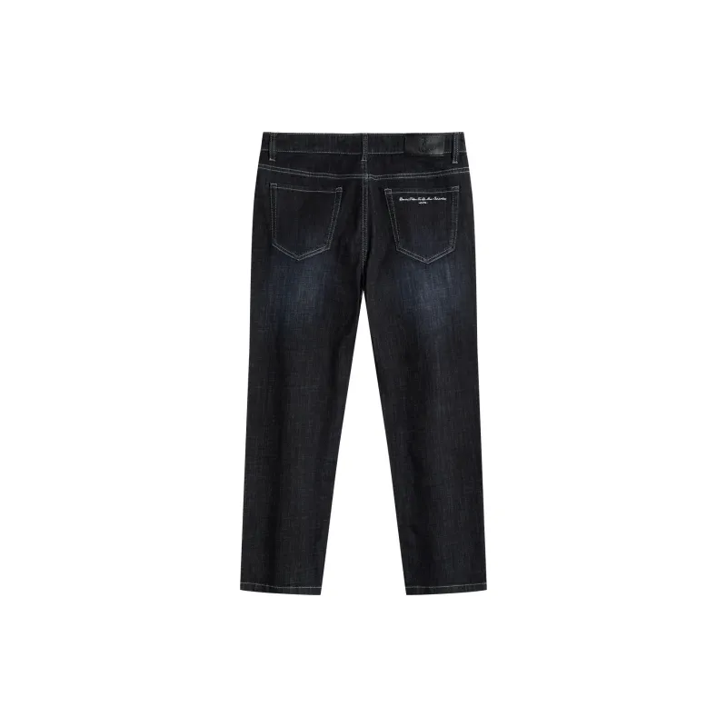 Dance With Wolves Jeans Men's Black Gray-1