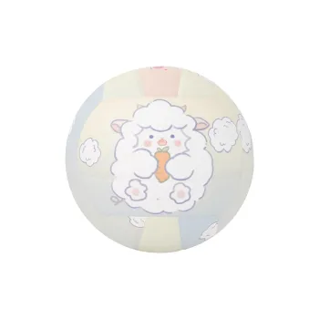 Kuangmi PU Size 5 Volleyball Unisex Ecru