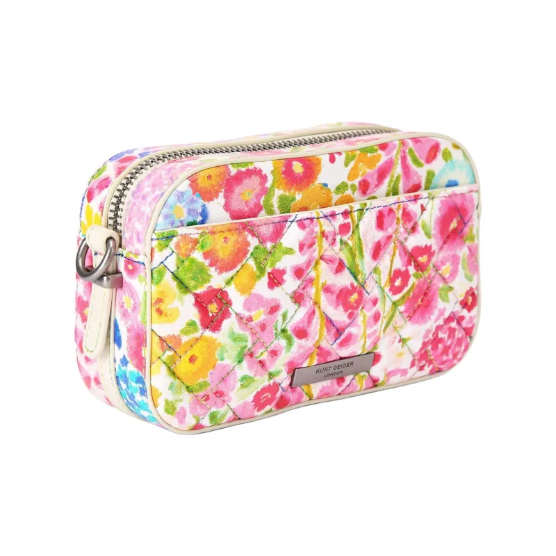 Kurt Geiger London Kensington Collaboration Leather Camera Bag Shoulder Bag Crossbody Bag Small Size Women's Multicolor-1
