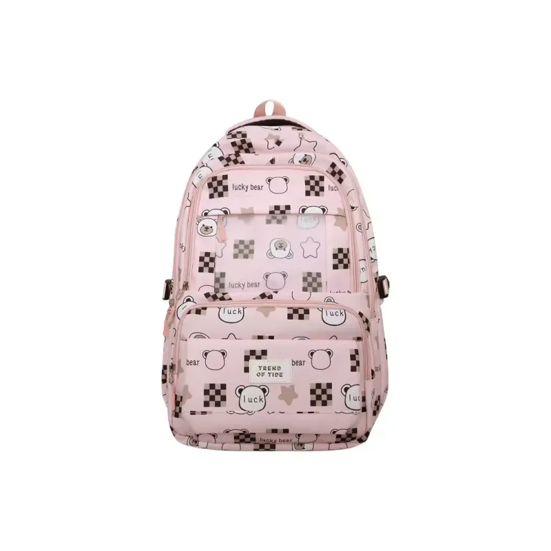 Venerable Brahma Nylon Backpack Regular Unisex Black/Pink/Blue/Green/Purple-2
