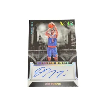 PANINI Obi Toppin Nikkei 22 23 NOIR 99 Signature Card Rain Night Signature Star Card Product Access Sports Cards 1 Pc