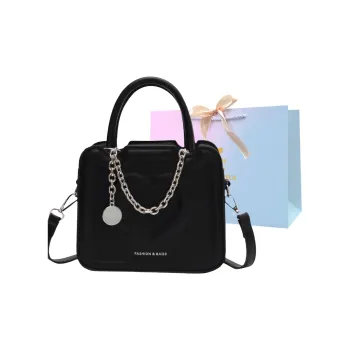 SUPERCUTE PU Crossbody Handbags Women's Black Khaki/Coffee/Yellow Green/Ecru