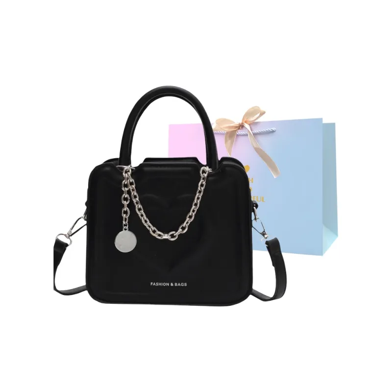 SUPERCUTE PU Crossbody Handbags Women's Black Khaki/Coffee/Yellow Green/Ecru-0