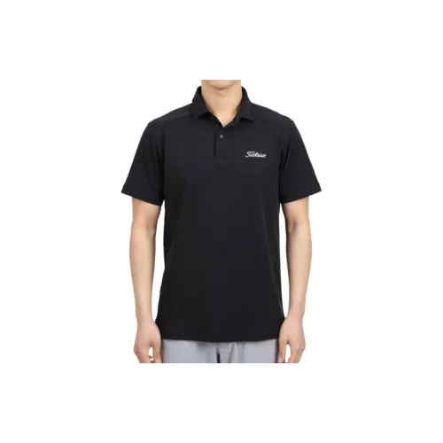 TITLEIST Polo Shirts Men Black