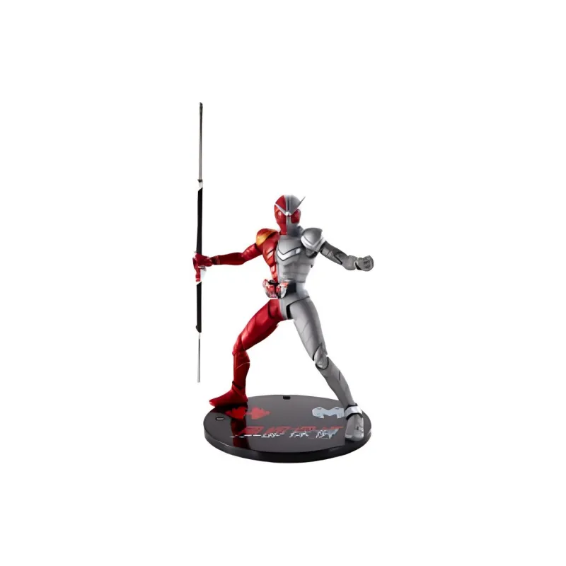 BANDAI Kamen Rider W S.H.Figuarts True Bone Craft, Frenzied Metal Shape, Adapted Animation Commemoration Action Figures-2
