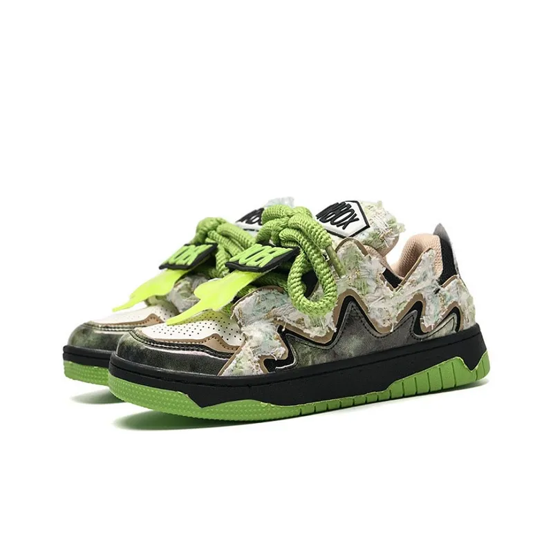 CISSTEG Anti-Slip And Wear-Resistant Height Increasing Moisture-Wicking Low-Top Skateboard Shoes Unisex-2