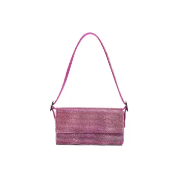 BENEDETTA BRUZZICHES Crystal Handbag Shoulder Bag Women's Purple