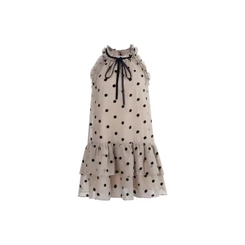 JOSR Sleeveless Dresses Women's Polka Dot