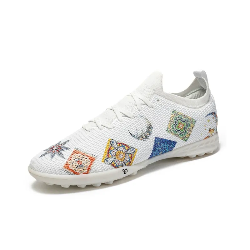 CariteSport Soccer Shoes Unisex Low Top White, Pink-15