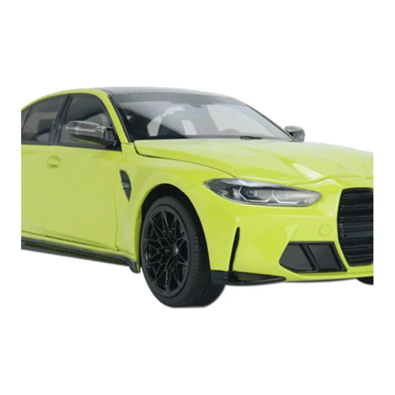 MINICHAMPS BMW M3 Competition São Paulo Yellow, Alloy Six Opening Thunder Edition Assembled Models-3