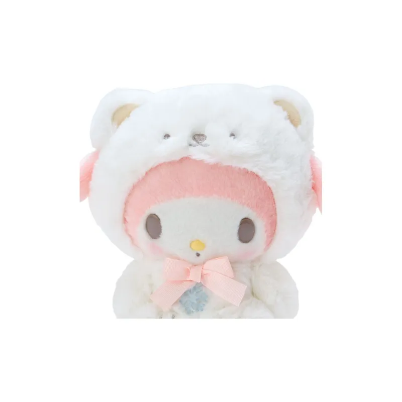 Sanrio White Latte Bear Collection My Melody Dolls Plush Doll 19.5cm Height-2