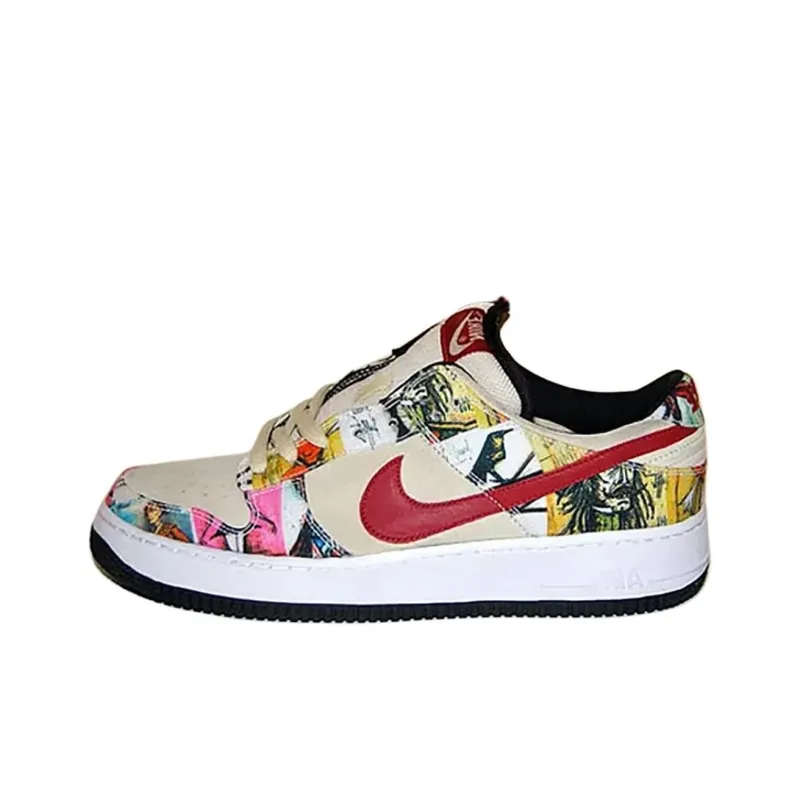Nike SB Force 1 Slip-Resistant Cushioning Wear-Resistant Low-Top Skateboard Shoes Unisex Brown Red-0