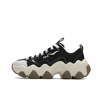 FILA CIPRESS Anti Slip And Wear Resistant Height Increasing Low Top Canvas Shoes Women's Black