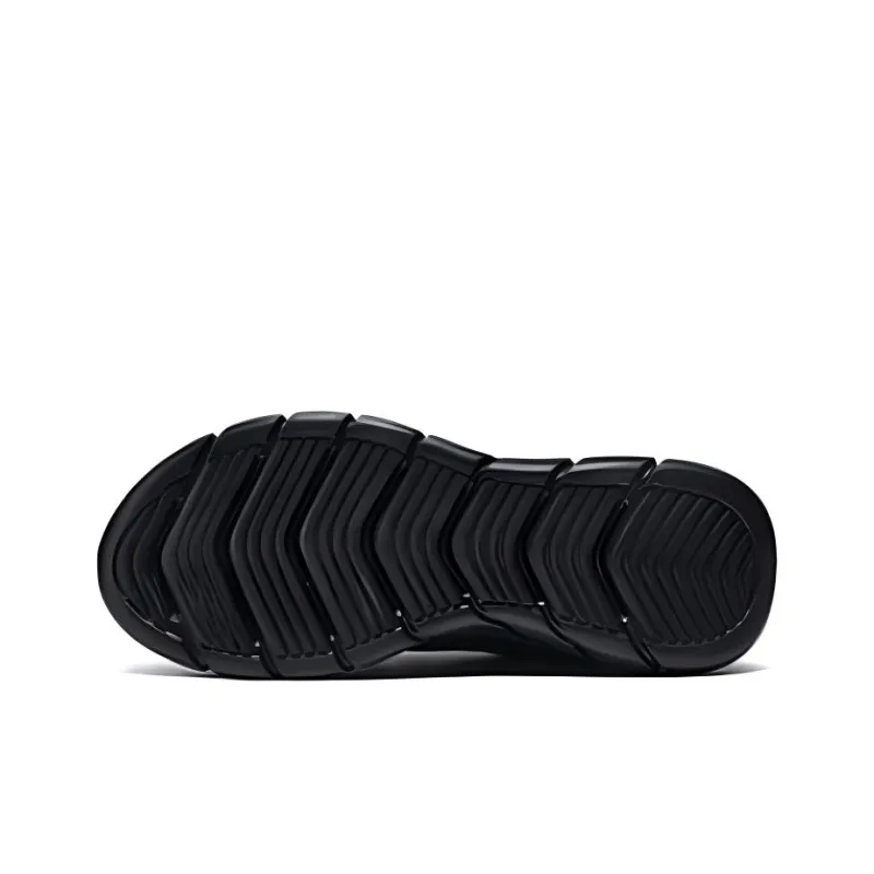 Skechers Breathable And Lightweight Low Top Running Shoes Women's Black-4