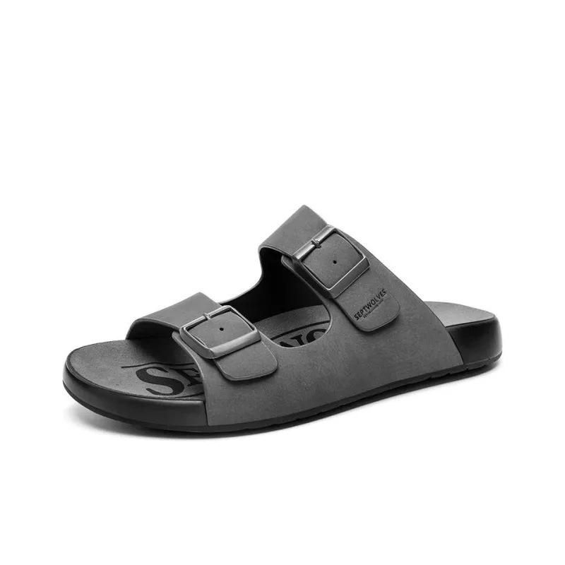 SEPTWOLVES Cut-Out Slide Slippers Unisex-9