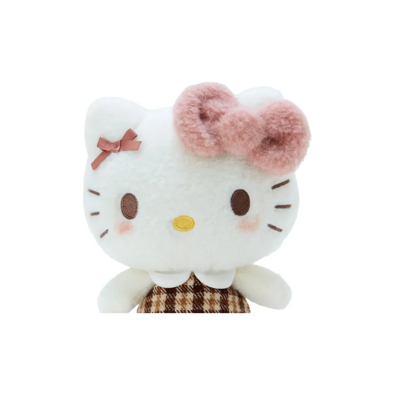 Sanrio Hello Kitty Mocha Plaid Collection Dolls Plush Doll 19cm Height-2