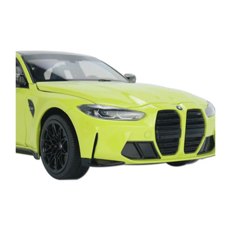 MINICHAMPS BMW M3 Competition São Paulo Yellow, Alloy Six Opening Thunder Edition Assembled Models-2