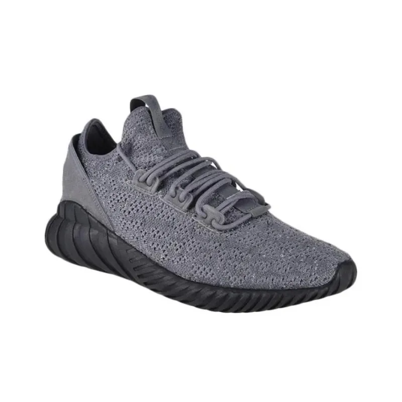 Adidas Tubular Doom Sock Primeknit 'Grey Black'-1