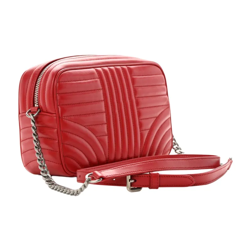PRADA Calfskin Camera Bags Crossbody Bag Shoulder Bag Women's Red-1