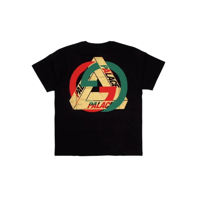 GUCCI X Palace Printed Heavy Cotton Jersey T Shirt 'Black'-1
