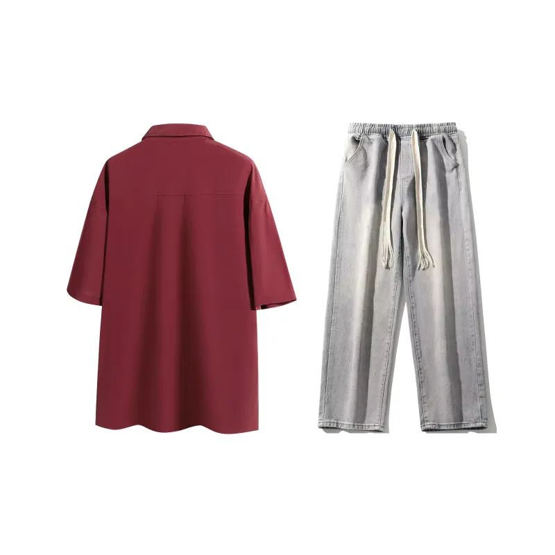 Airwalk Shirt Matching Set Unisex-55