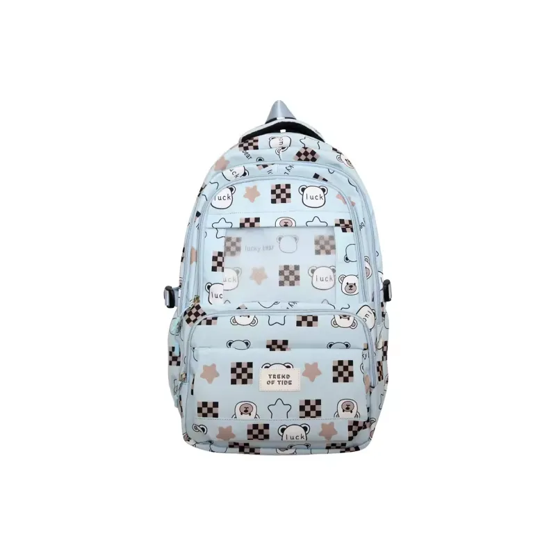 Venerable Brahma Nylon Backpack Regular Unisex Black/Pink/Blue/Green/Purple-4