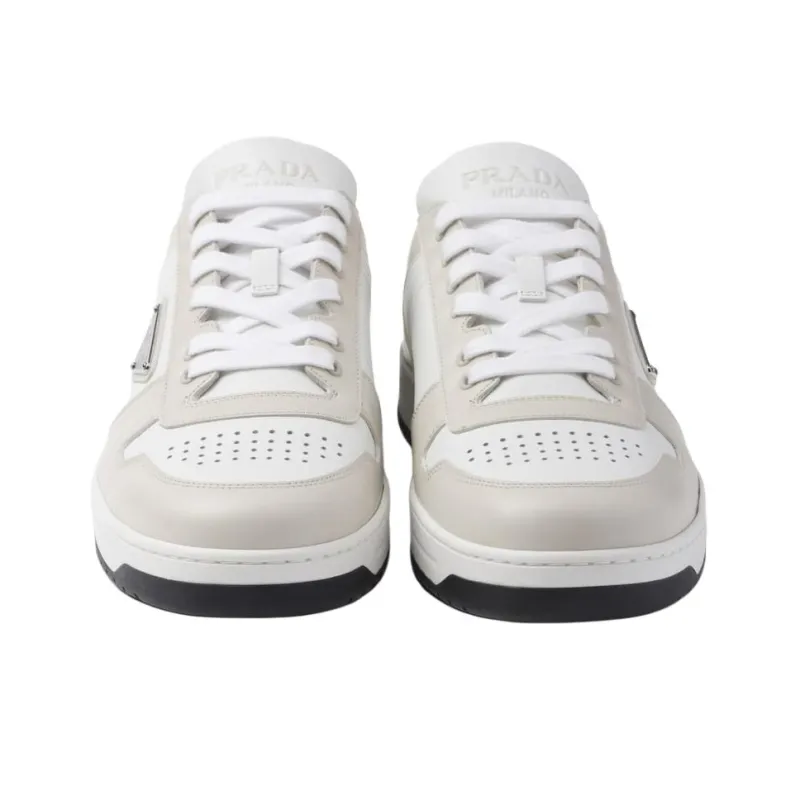 PRADA Prada Downtown Skateboard Shoes Men's Gray White-4
