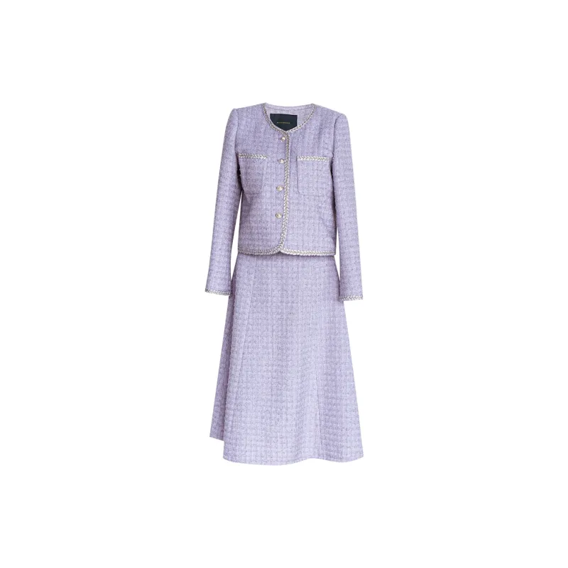 ROEYSHOUSE Skirt Set Women's Light Purple-2