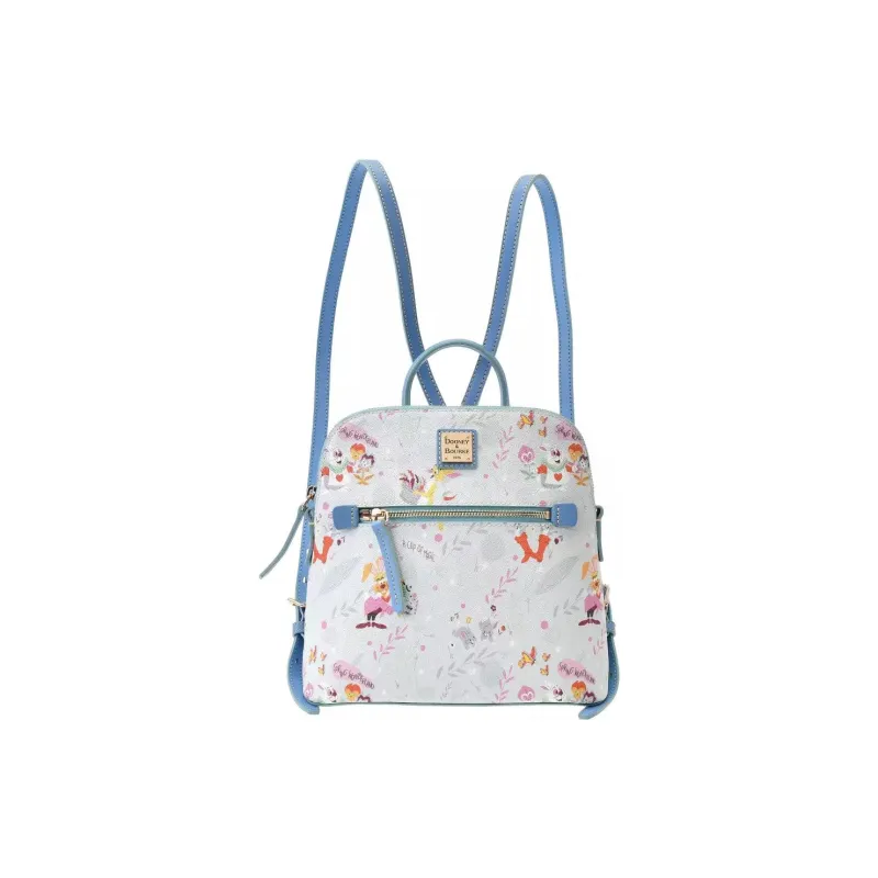 Disney Bourke Collaboration Cow Leather Backpack Women's Blue-0