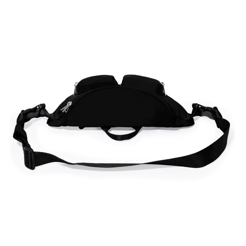Werocker Nylon Fanny Pack Regular Unisex Classic Black Ecru Mint Green Gray Brown Royal Blue Army Green Gray-3
