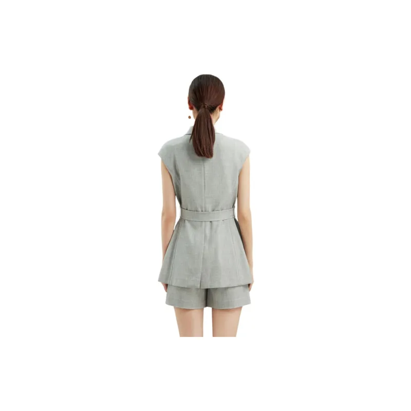 BBLLUUEE Business Suit Women's Light Gray-0