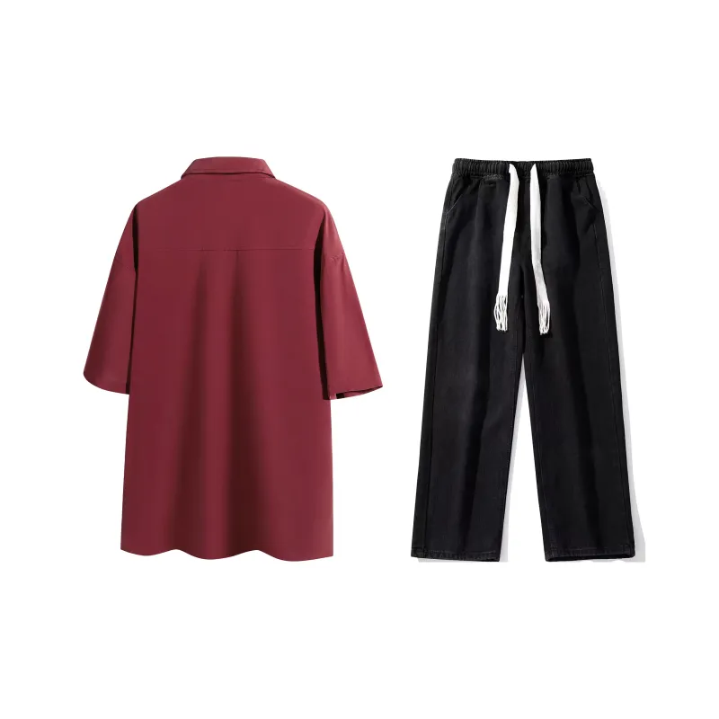 Airwalk Shirt Matching Set Unisex-15